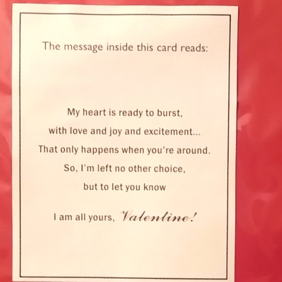 3D Valentine Card by Large and Loving Cards 8"x8" Black and Silver New - Picture 2 of 4